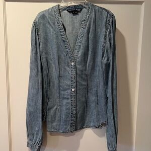 Veronica Beard chambray top